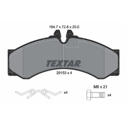 Textar Front Brake Pad Set 2915301