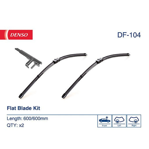 Denso Front & Rear Wiper Blade Set fits Mercedes-Benz E-Class T-Model 2009-2016