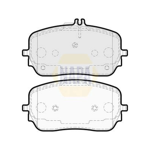 NAPA Front Brake Pad Set NBP1919