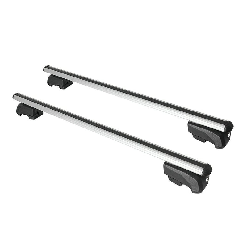 Roof Bars Rack Silver Locking fits Jeep Grand Cherokee 2021- - Omtec - NN4 Online