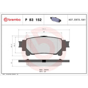 Brembo Front & Rear Pads fits Toyota Hilux VIII Pickup 2024 on 2.8