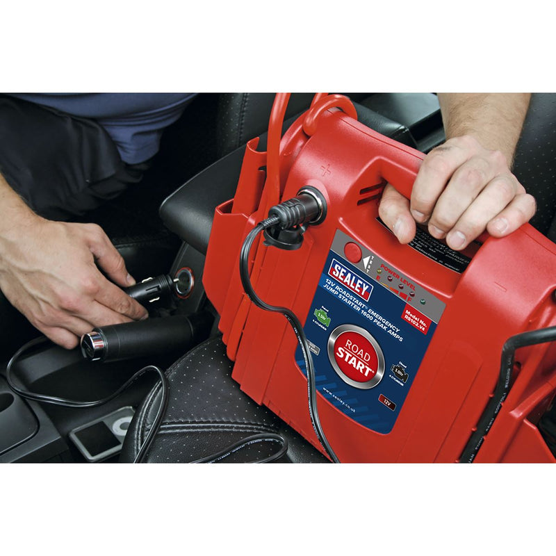 Sealey RoadStartï Emergency Jump Starter 12V 1600 Peak Amps RS102 Sealey - Dynamic Drive