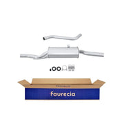 Hella End Silencer Rear fits VW Polo 1990-1994 1.3