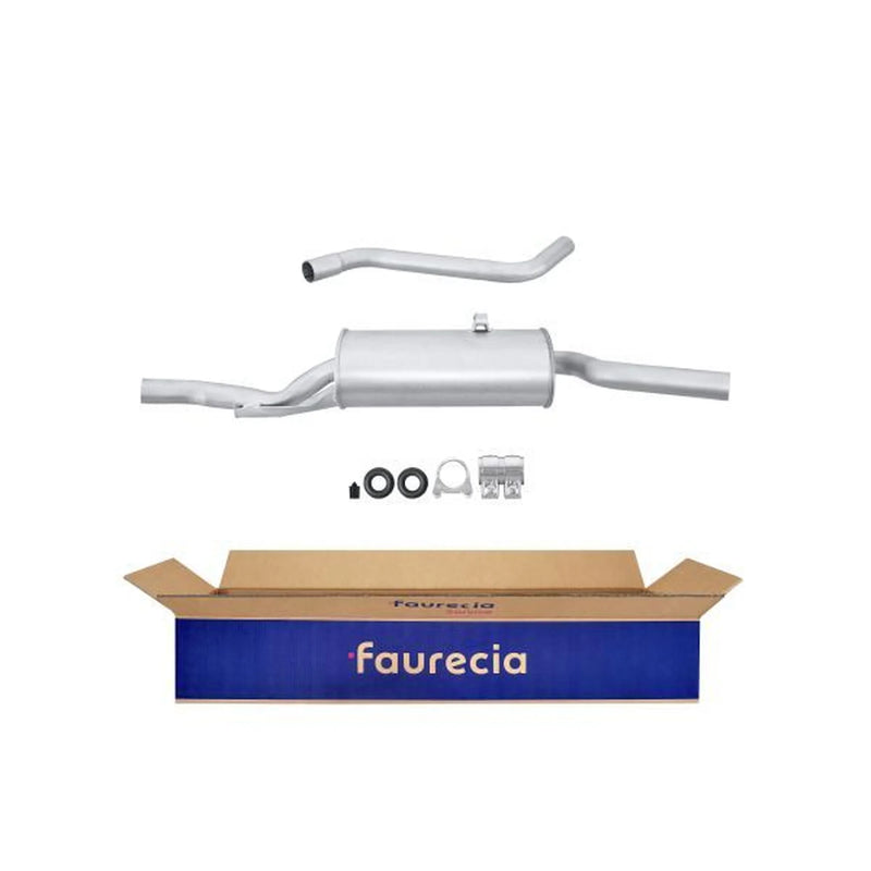 Hella End Silencer Rear fits VW Polo 1990-1994 1.3