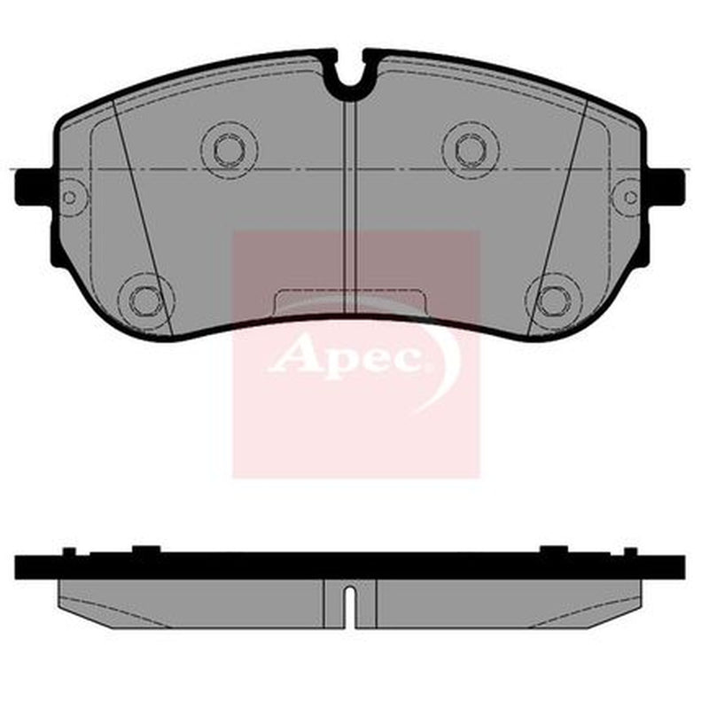 Apec Front Brake Pad Set fits Jaguar E-Pace 2020 on 1.5 2.0