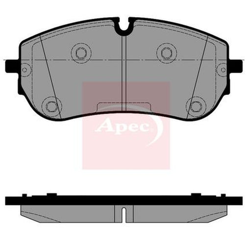 Apec Front Brake Pad Set fits Jaguar E-Pace 2020 on 1.5 2.0