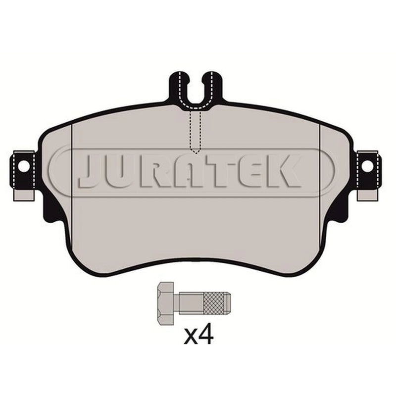Juratek Front Brake Pad Set fits Mercedes-Benz A-Class 2012-2018