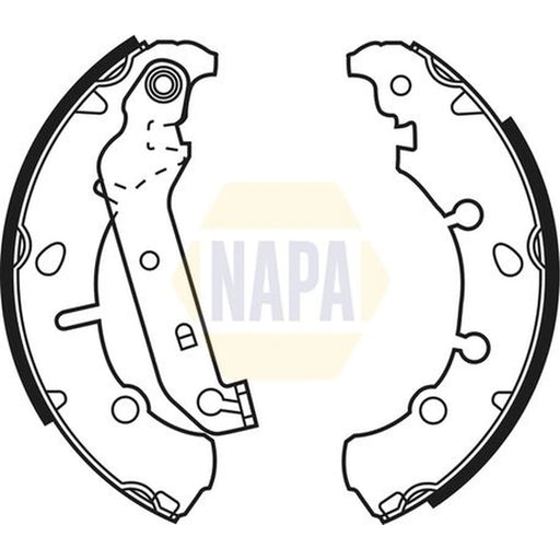 NAPA Brake Shoe Set Axle Kit NBS1043