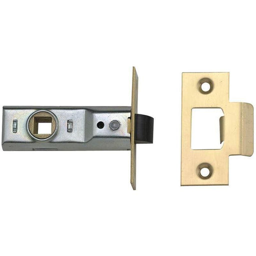 Yale Locks M888 Tubular Mortice Latch 64mm 2.5 in Polished Brass Pack of 3 Yale Locks - NN4 Online