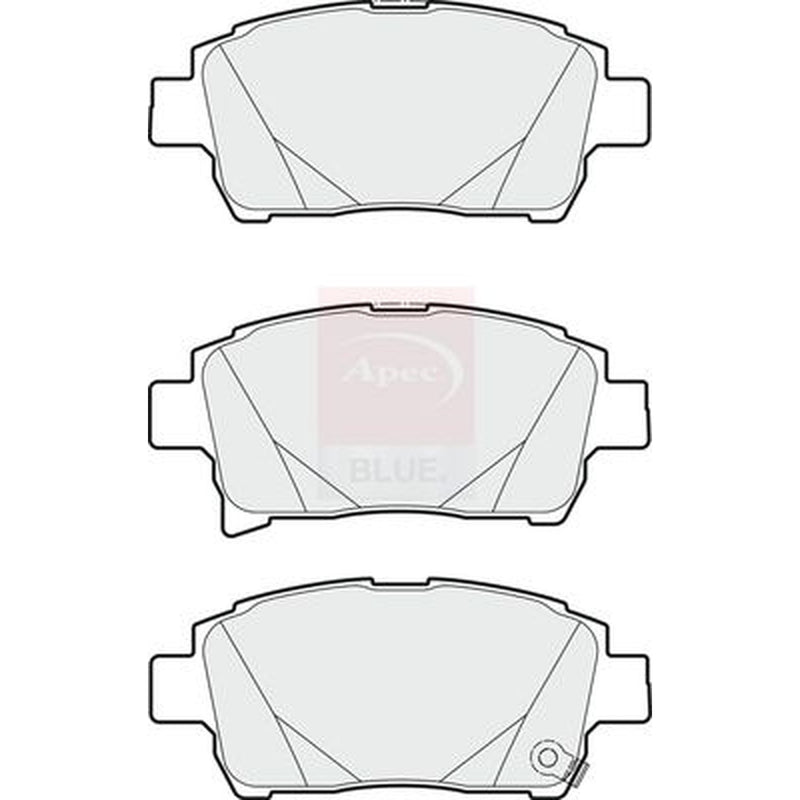 Apec Front & Rear Pads fits Toyota Prius Liftback 2003-2009 1.5