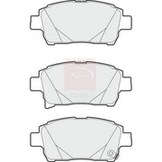 Apec Front & Rear Pads fits Toyota Prius Liftback 2003-2009 1.5