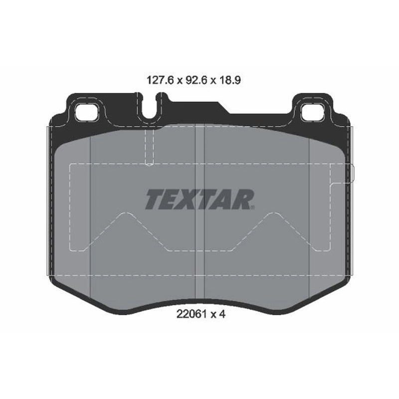 Textar Front Brake Pad Set 2206101