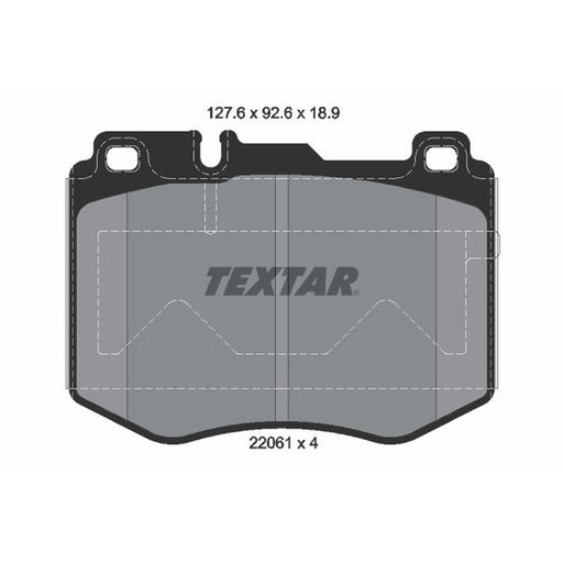 Textar Front Brake Pad Set 2206101