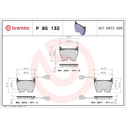 Brembo Front Brake Aluminium Brake Disc Hub Discs & Pads fits Audi A4 B7
