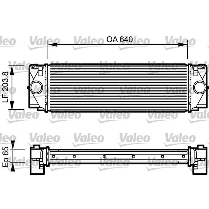 Valeo Intercooler (Charge Air Cooler) 817994