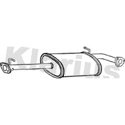 Klarius Box With Centre Pipe Centre fits Land Rover Defender 1998-2016 2.5
