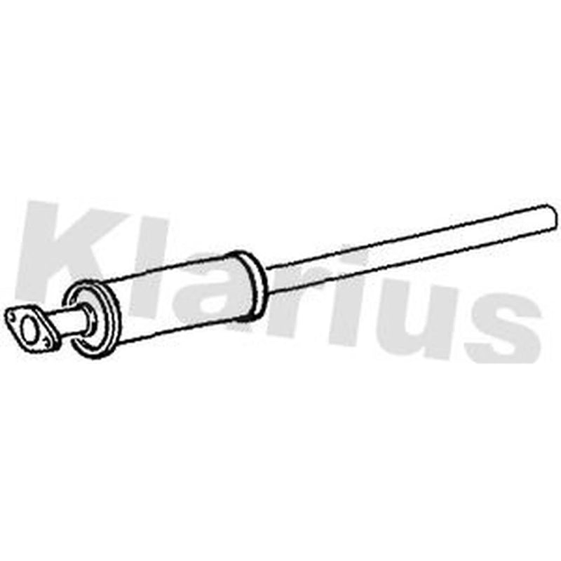Klarius Box With Centre Pipe Centre fits Ford Focus C-Max 2003-2007 1.6