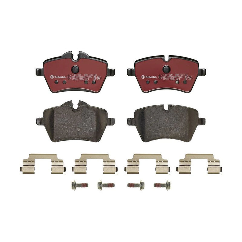Brembo 4 x Front Brake Pad Set fits Mini Mini 2003-2015