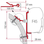 Fiamma Adaptor C: Convenient RV Accessory Attachment Fiamma - Dynamic Drive