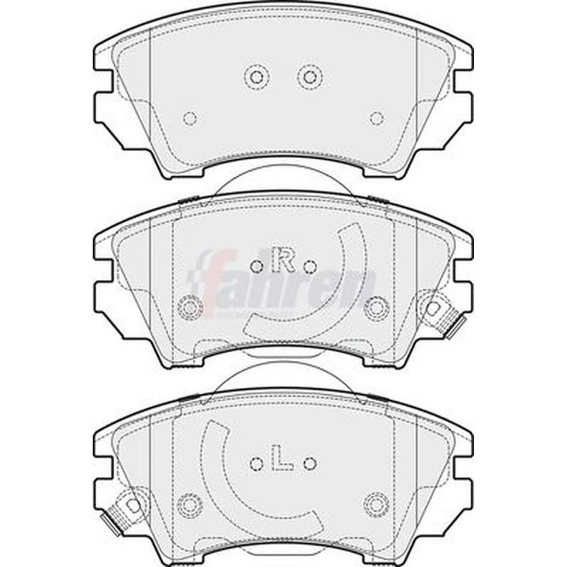 Fahren Front Brake Pad Set FBP3253