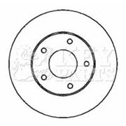 Key Parts Front Brake Discs & Pads fits Nissan X-Trail I 2001-2013 2.0 2.2 2.5