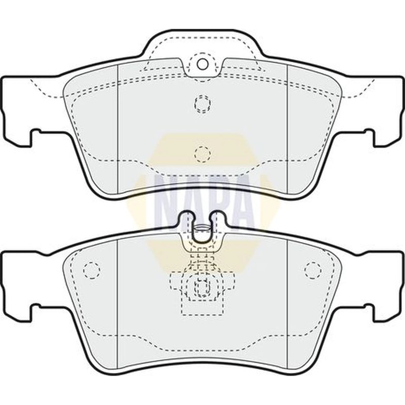 NAPA Rear Brake Pad Set NBP1257
