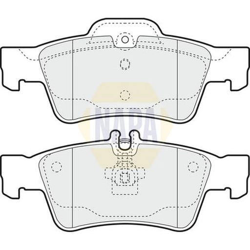 NAPA Rear Brake Pad Set NBP1257
