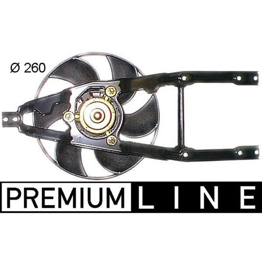 Mahle Engine Cooling Fan fits Fiat Cinquecento 1991-1999 0.9