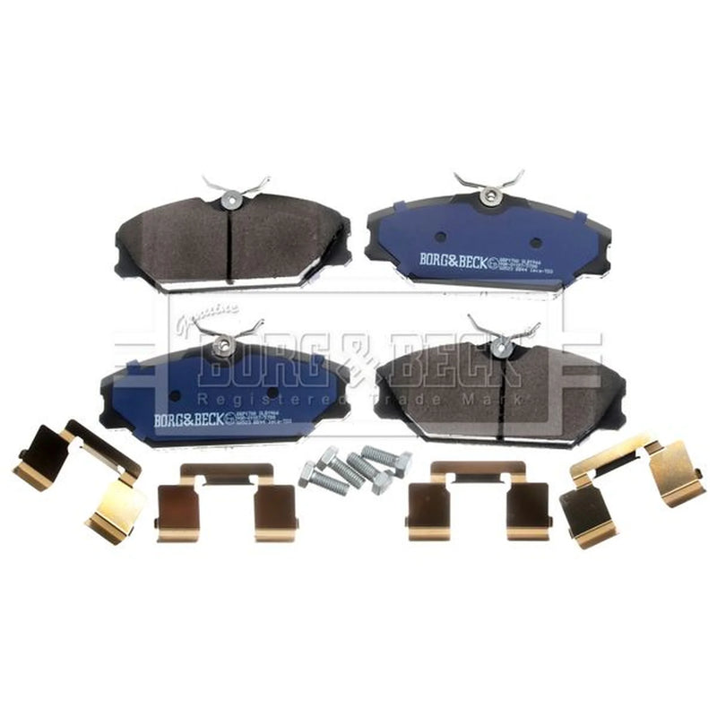 Borg & Beck Front & Rear Brake Discs & Pads fits Renault Laguna I 1995-2001