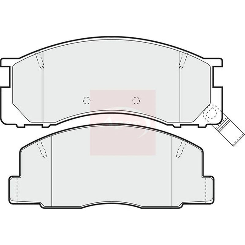 Apec Front Brake Pad Set PAD858