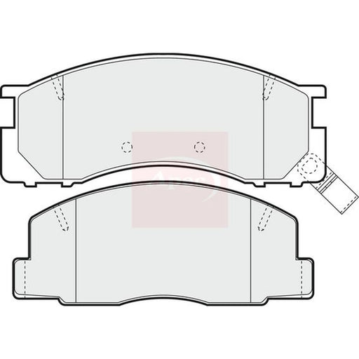 Apec Front Brake Pad Set PAD858