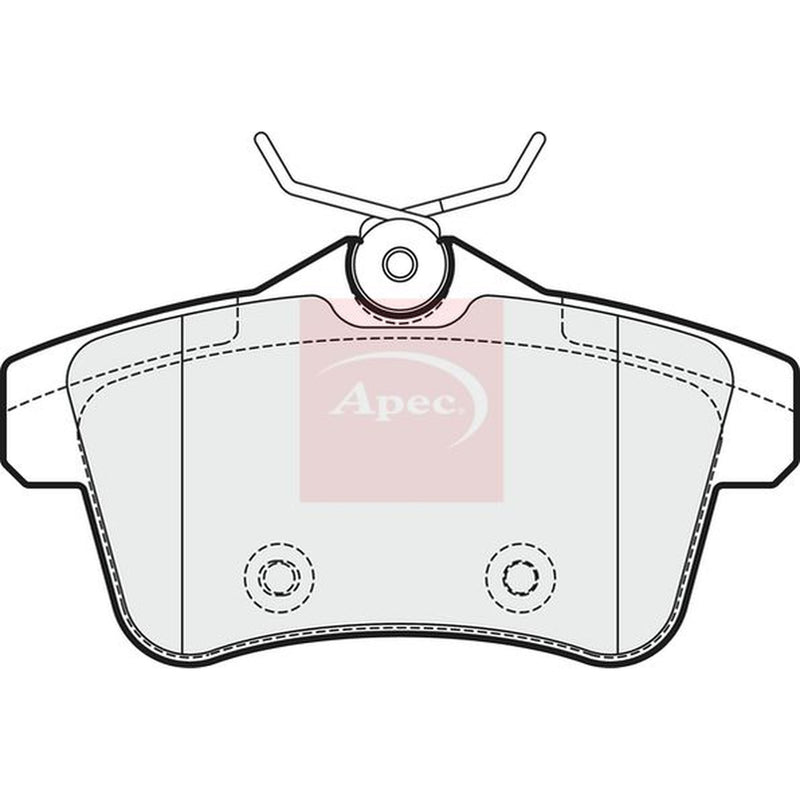 Apec Front & Rear Brake Discs & Pads fits Peugeot 5008 2009-2017 1.2 1.6 2.0