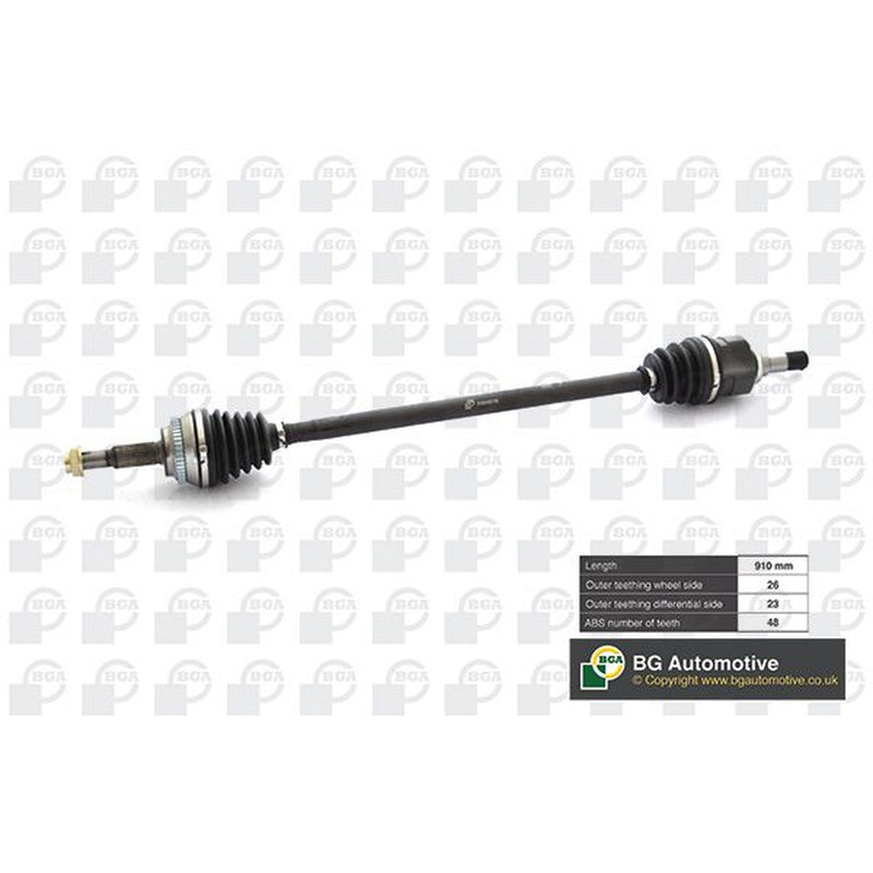 BGA CV Drive Shaft Driveshaft Front Right fits Toyota Corolla 2001-2008 1.4 1.6