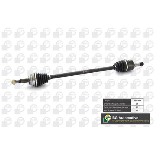 BGA CV Drive Shaft Driveshaft Front Right fits Toyota Corolla 2001-2008 1.4 1.6