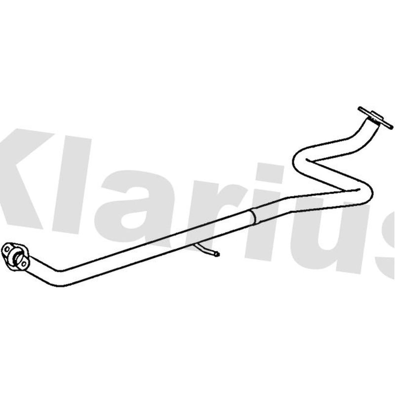 Klarius Exhaust Pipe OD fits Mazda 2 2007-2015 1.3