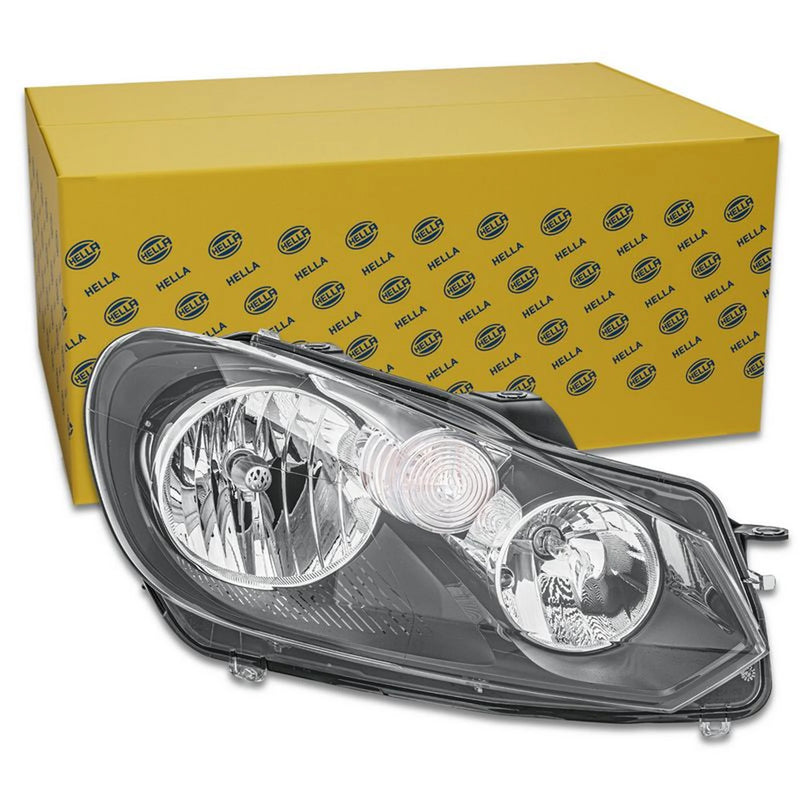 Hella Headlight Headlamp W5W Right fits VW Golf Van VI Variant 2009-2014 2.0