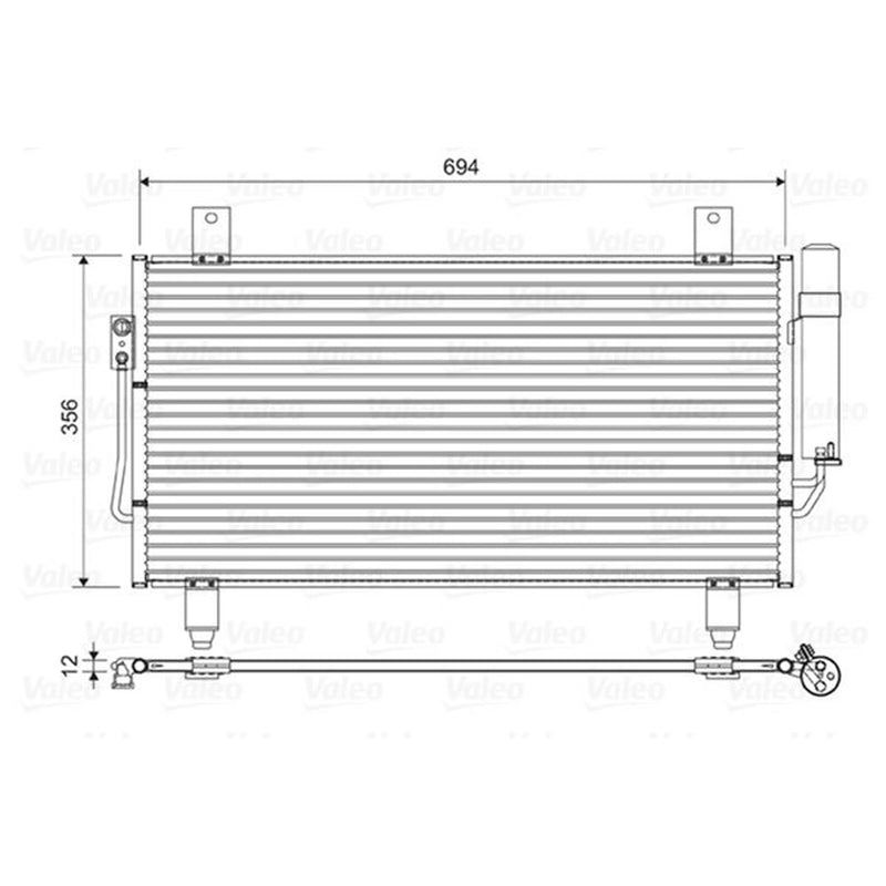 Valeo Air Conditioning Condenser 822599
