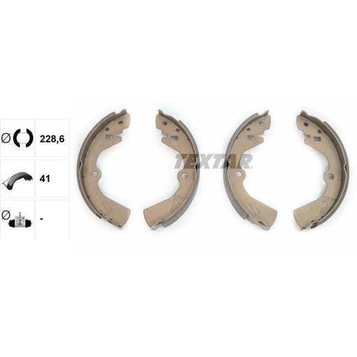 Textar Brake Shoe Set Axle Kit 91040400
