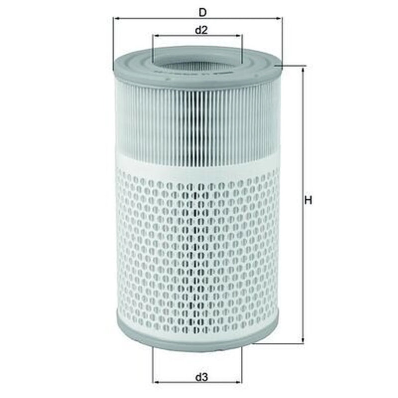 Mahle Engine Air Filter fits Saab 9-5 2001-2009 1.9 2.2 3.0