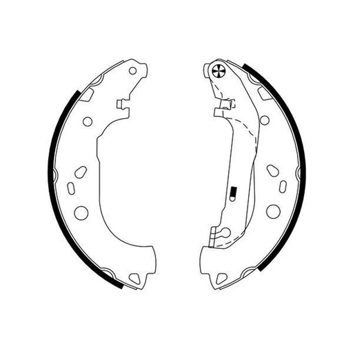 Mintex Brake Shoe Set Axle Kit fits Ford Tourneo Connect 2002-2013 1.8