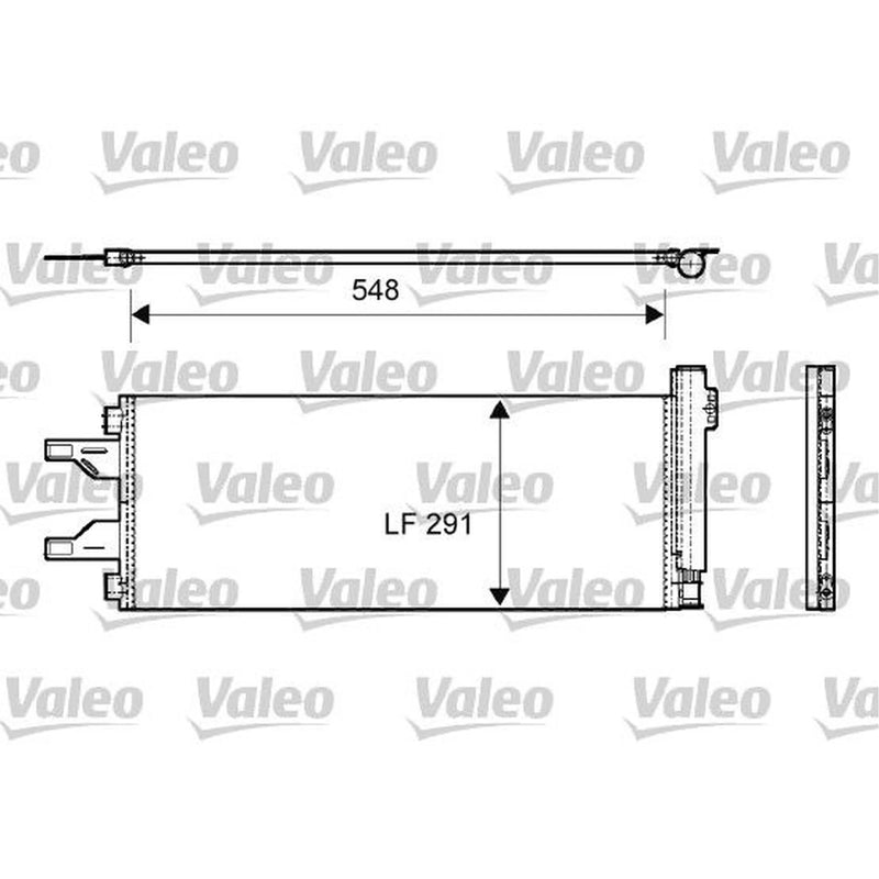 Valeo Air Conditioning Condenser 814069