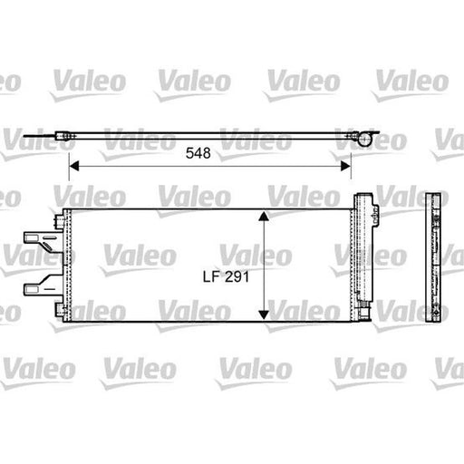 Valeo Air Conditioning Condenser 814069
