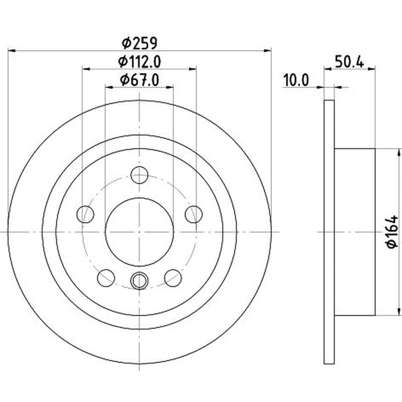 Mintex Front Dimples & Rear Dimples Brake Discs & Pads fits Mini Mini 2013-2019