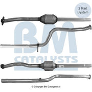 BM Catalysts Homologated Petrol Cat fits Citroën Saxo 1996-2003 1.0 1.1
