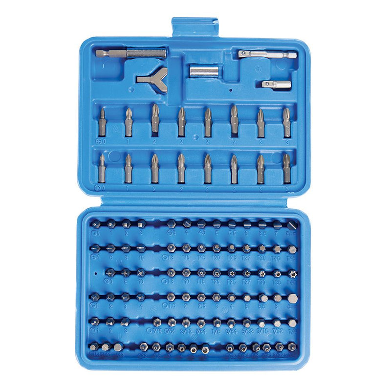 Silverline Screwdriver Bit Set 100pce 100pce Silverline - Dynamic Drive