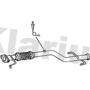 Klarius Exhaust Pipe OD fits Hyundai Getz 2002-2005 1.3 1.6