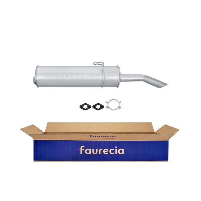 Hella End Silencer Rear fits Peugeot 405 1987-1996 1.4 1.6 1.8 1.9
