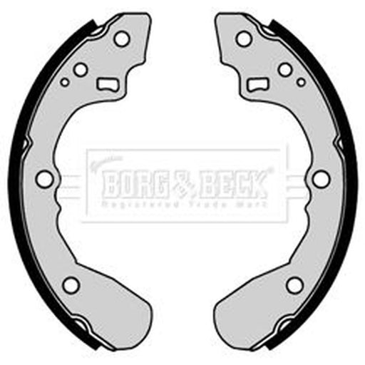 Borg & Beck Brake Shoe Set Axle Kit BBS6369