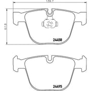 Mintex Rear Brake Pad Set fits BMW X5 2009-2018