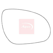 Apec Exterior Wing Mirror Glass Right fits Hyundai I30 2007-2012 1.4 1.6 2.0